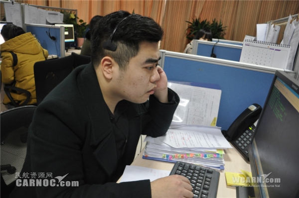 圖:西藏航空呼叫中心員工張歡